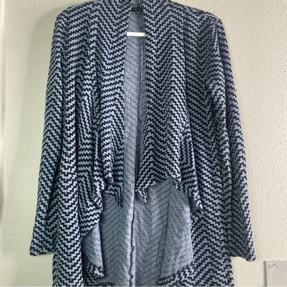 The Limited stripes blue cardigan